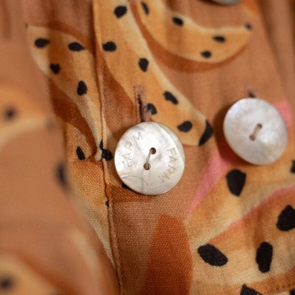 FARM Rio Linen Banana Jumpsuit - Picture 3 of 5